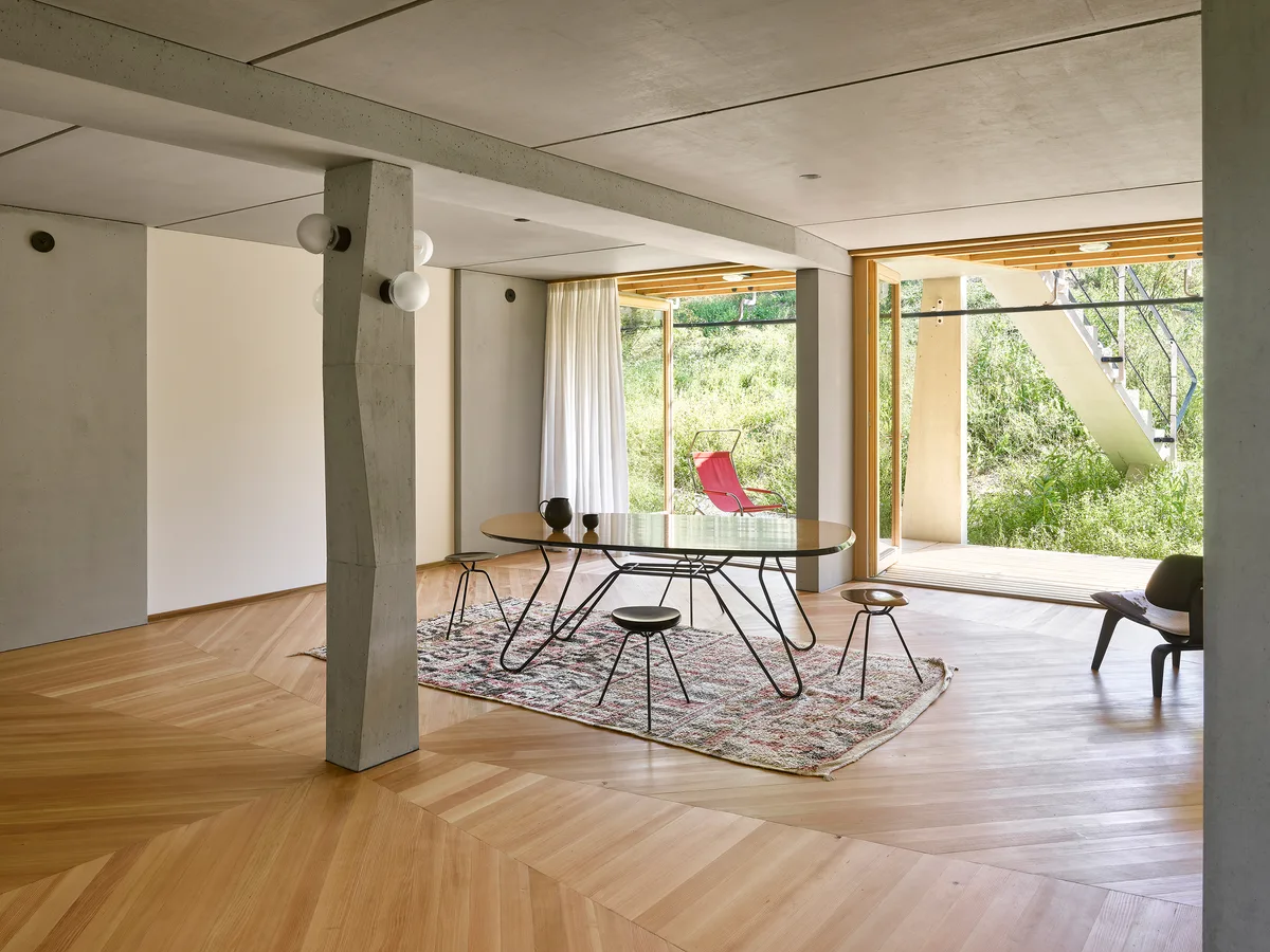 Fotodokumentation des Neubaus Haus im Garten am Stadtrand zu Gockhausen.